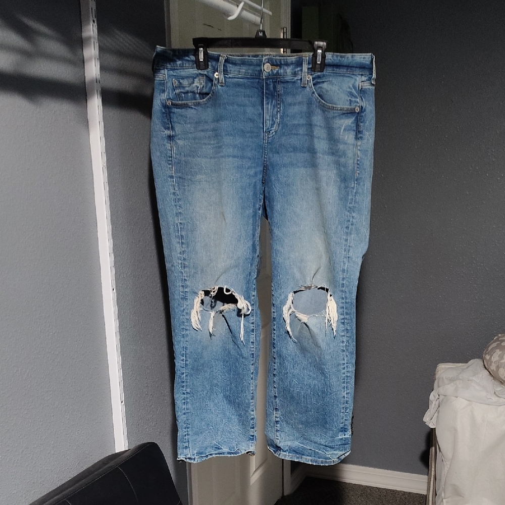 Torrid Blue Wide Leg Jeans